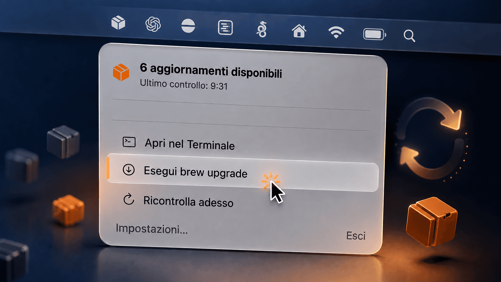 BrewToolbar in uso